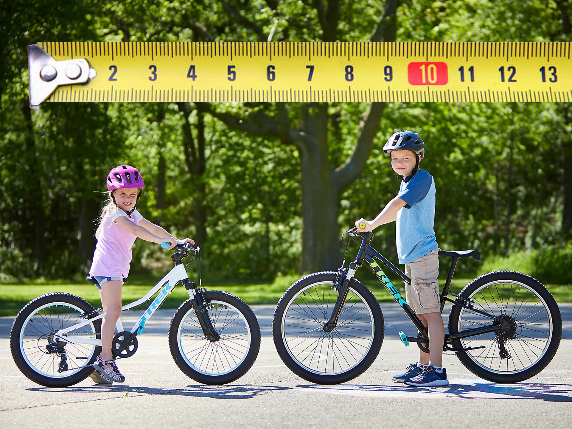 Laste jalgratta suuruse suunised